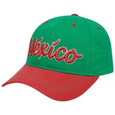 Mexico  Adjustable Cap Hat  100% Cotton Flag National Team Sports Soccer 