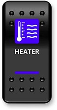 Moose Utility Rocker Switch - Heater - 2106-0415