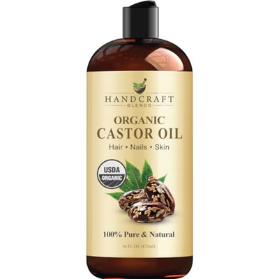 #ad Premium Organic Castor Oil 100% Pure and Hexane Free Cold Pressed Beauty 16 fl. $13.69