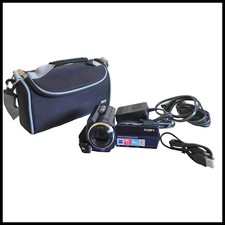 Sony Handycam DCR-SR68 80GB Video Digital Camcorder Blue