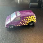 Vintage 1985 Hot Wheels Purple Ford Aerostar Mini Van Metallic Paint Mattel 1:64