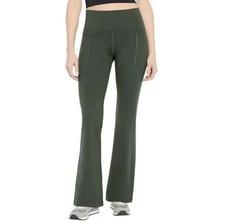 GapFit Women's Flare Legging, green size L - NWT