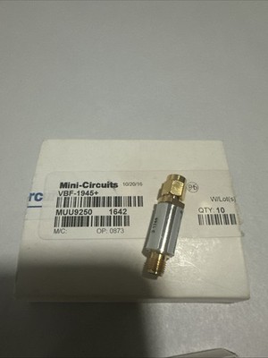 Mini-Circuits VBF-1945+ RF Band Pass Filter 1850-2040 MHz SMA Open Box(1pcs)