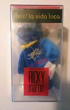 Ricky Martin Bean Bear Limited Edition Numbered Bear Livin La Vida Loca 3 of 5