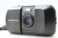 MINT Olympus mju Stylus 35mm f3.5 Black Point Shoot Film Camera From JAPAN