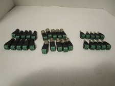 10 DC Power Plug Female Jack  10 Male  10 BNC  30 Total CCTV Camera Connector