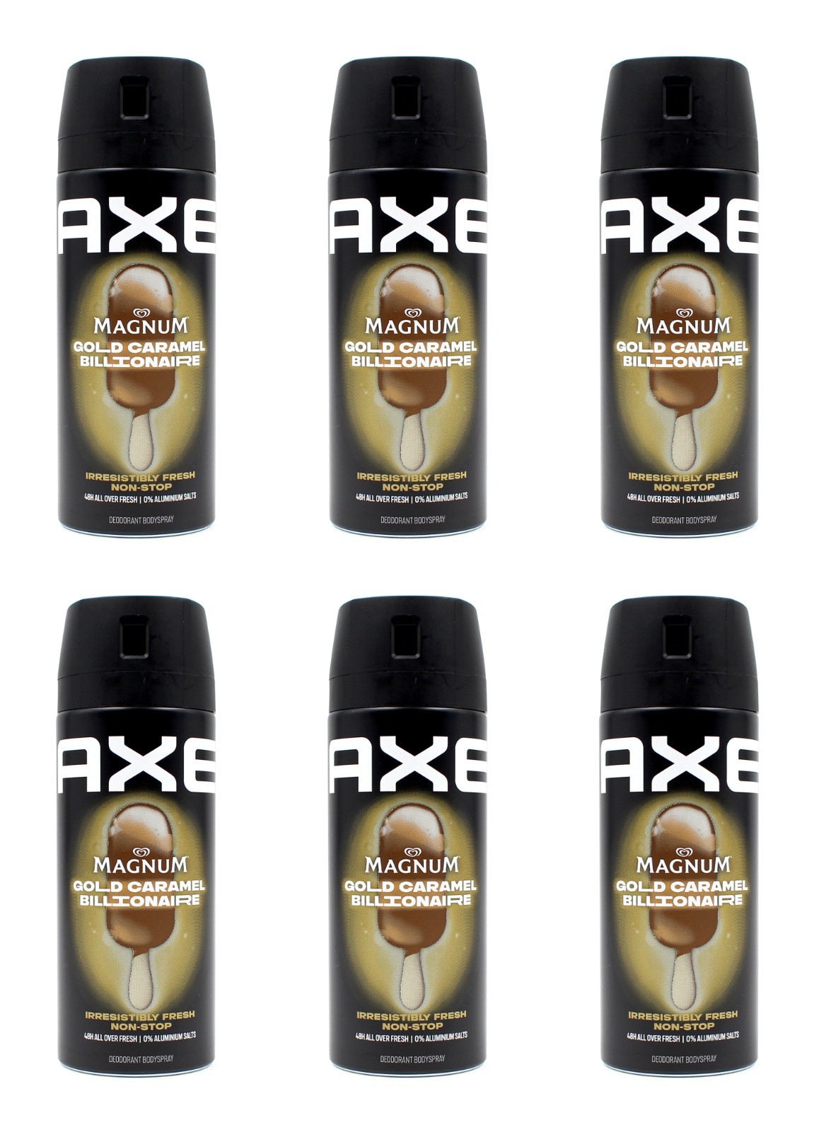 Axe Magnum Gold Caramel Billionaire Deospray Deodorant 3x150ml - Bild 3