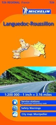 Languedoc-Roussillon Michelin Regional Map (Mic... by Michelin Sheet map, folded