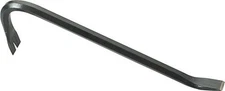 (12 Inch) Tools Gooseneck Wrecking Bar - Extra strength drop forged steel pry