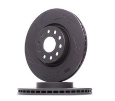 2x ZIMMERMANN Black Z Bremsscheiben Vorne für VW Golf V Schrägheck (1K1)