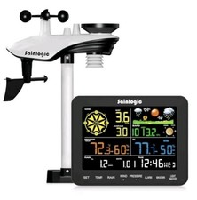Sainlogic SA6 Weather Station Wireless Indoor Outdoor 6.5" HD LED Color Monitor