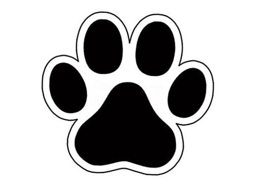 Floral Paw Print Vinyl Sticker Decal Car Bumper Truck - Canada