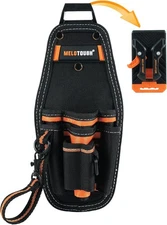 MELOTOUGH Small Tool Pouch with Quickc Release Belt Clip,Tool Belt Pouch Mini Wo