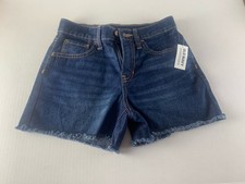 Girls Old Navy Blue Jean Shorts Size 10 NWT School Summer High-rise