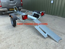 New FLATPACK Erde PM320 Single Motorcycle Motorbike Bike Trailer - 300KG MGW✅