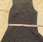 Penelope Tree formal sleeveless black floral lace dress kids girls zip L EUC — photo 7