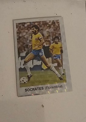 1984/85 Edis Fußballer Figur - Sokrates Silberfolie Fiorentina #289