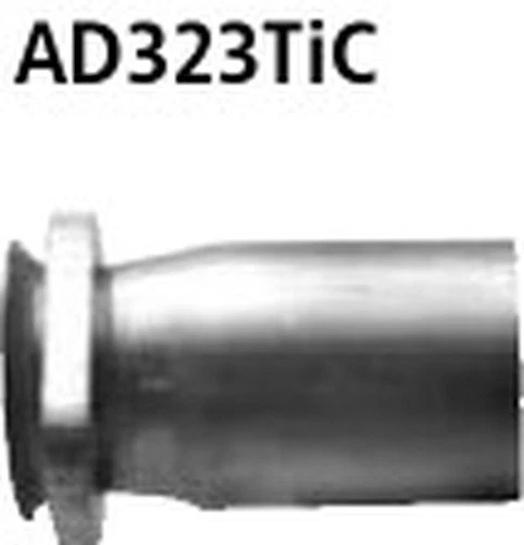 Bastuck V2A Impianto Racing da Kat BMW 3er E36 Compact 323ti 2x70mm Angolo Acuto - Immagine 3 di 3