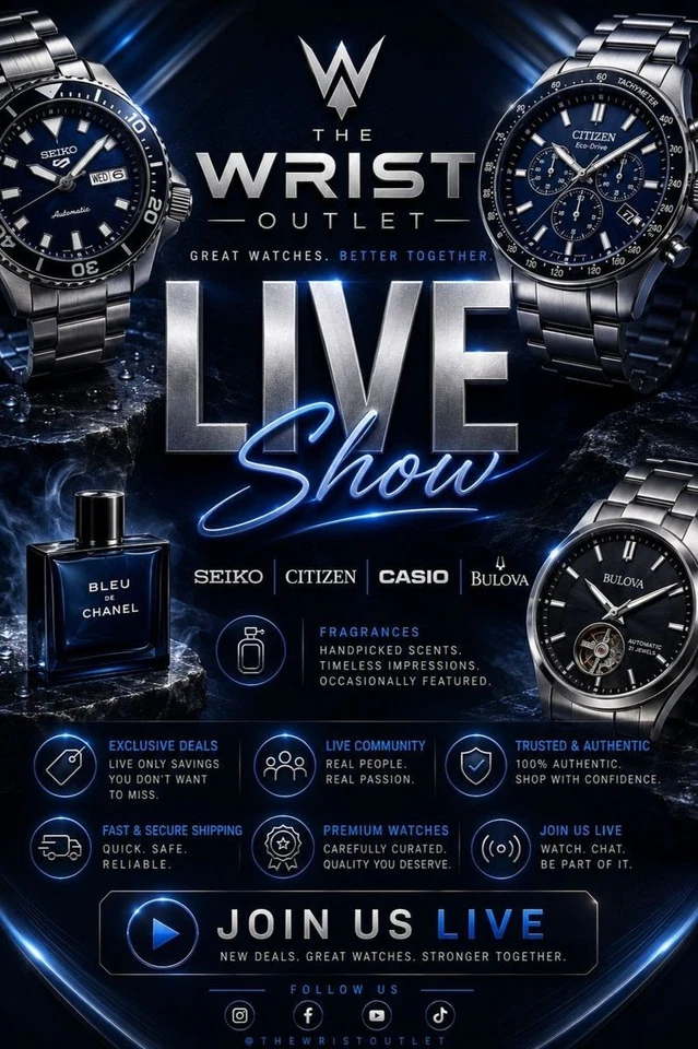 🔥EBAY LIVE DEALS - THE WRIST OUTLET - WATCHES & FRAGRANCES