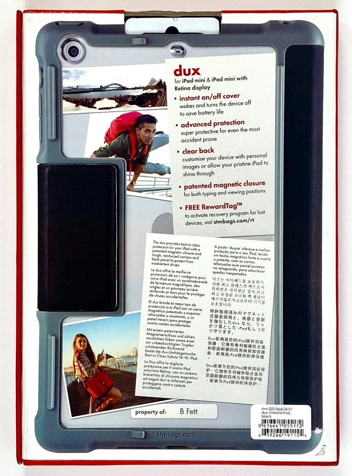 STM Dux Ultra Protective Case for iPad Mini 2 3 Retina Set of 2 - Image 2 of 4