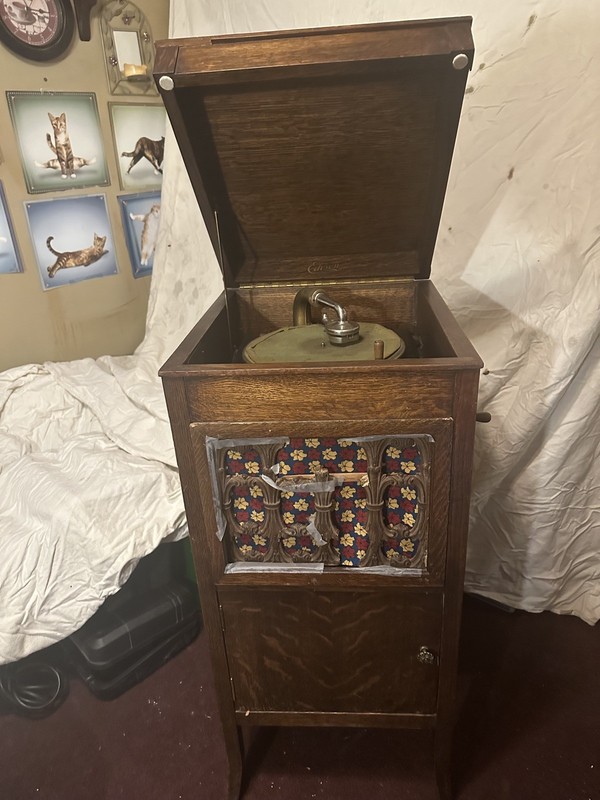 Antique Edison Record Player Phonograph Works!!!