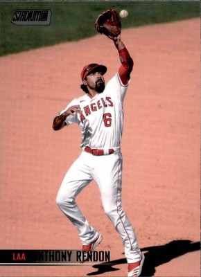 2021 Stadium Club Black Foil #279 Anthony Rendon Card