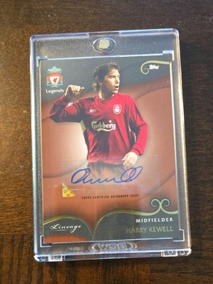 2022-23 Topps Liverpool Lineage Harry Kewell LFC Legends Auto BRONZE /40