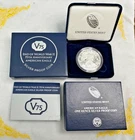 2020-W Proof Silver Eagle, WWII V75 privy mark - Box & COA