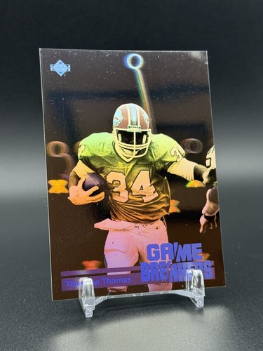 Thurman Thomas #GB2 1991 Upper Deck Game Breakers Hologram card
