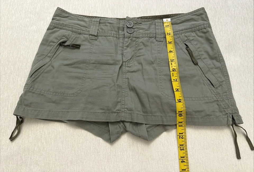 Aeropostale Vintage y2k 2000s Low Rise Skort Skirt JR 3/4 cotton - Image 4 of 4