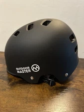 Outdoor Master Helmet Black Adult Size Large Skateboard Bike Sports Helmet