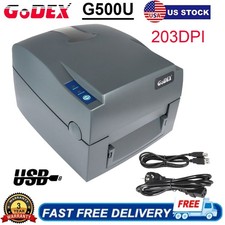 GODEX G500U 203dpi 4 inch Thermal Transfer Direct Thermal USB Lable Printer US