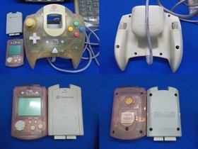 SEGA Dreamcast Hello Kitty Pink Console Set HKT-3000 Tested 1999 with Box USED