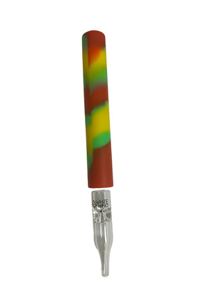 White Rhino Tobacco Chillum To Straw | Pyrex | 5'' | Rasta