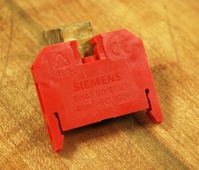 Siemens 8WA1011-1BG21 Red Terminal Blocks - NEW