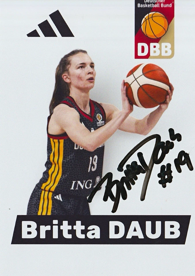 Original signiertes Foto (10x15cm) BRITTA DAUB  Basketball DEUTSCHLAND DBB - Bild 1 von 1