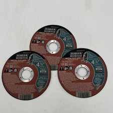 NEW  3 Pack Diablo Steel Demon 4-1/2" Metal Cut-Off Disc Type 1 - DBDS4504510
