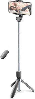 Cellularline Freedom Bluetooth Selfie Stick Schwarz   Flexibel & Kompakt