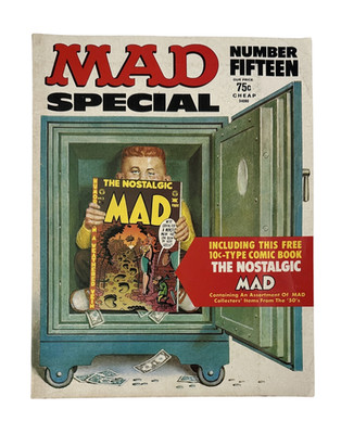 MAD Magazine Super Special No. 15 1974 MAD Comic Insert Spy vs Spy FN 6.0