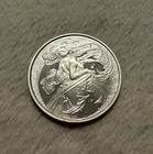 Anonymous Mint 'Dance' Mucha Series Art 1oz .999 Fine Silver Round