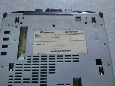 Pioneer Carrozzeria FH-P777MDR 2DIN Car Audio CD MD Player DSP