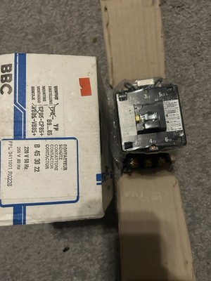BBC B45 Petercem Leistungsschütz / Contactor   45A   220V AC   neu