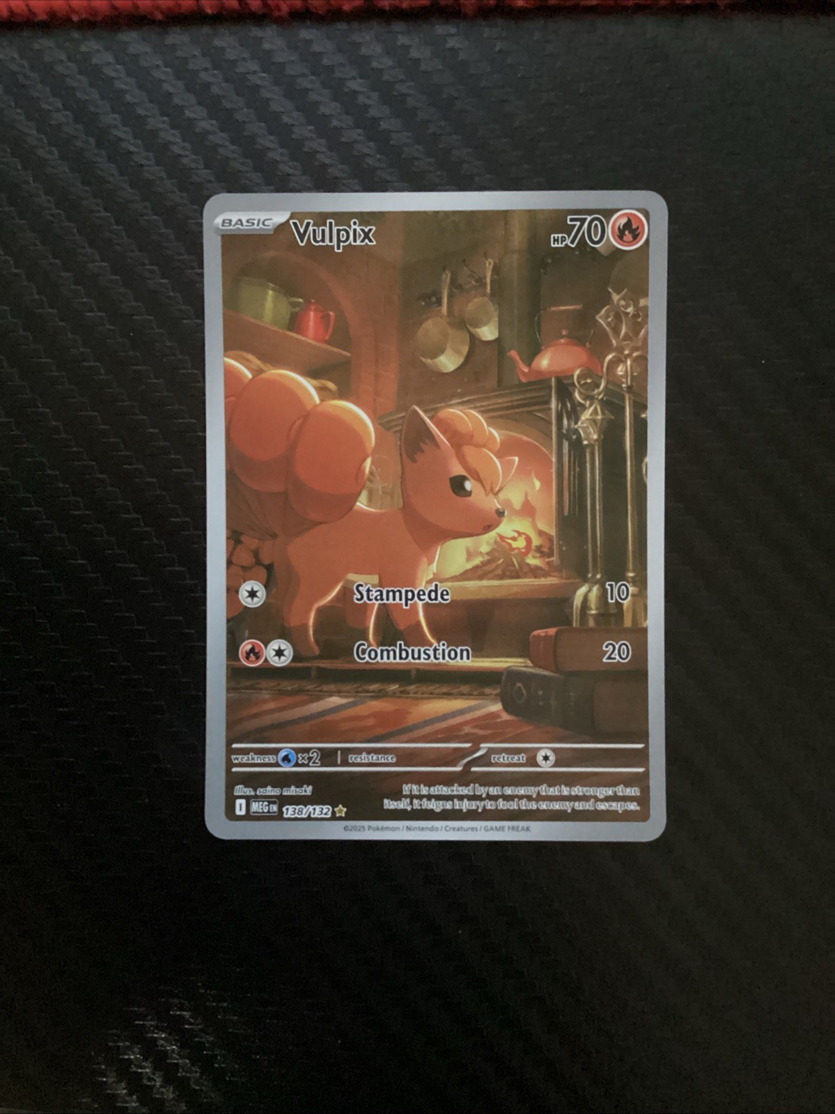 Pokémon Vulpix 138/132 NM Mega Evolution