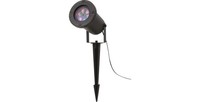 Led Projektor Erdspieß IP44 Schneeflocken 3M Zuleitung Led Rgb Aluminium Schwarz