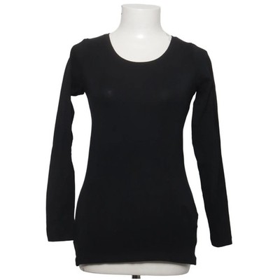 Zeeman, Langarmshirt, Größe: 36, Schwarz, Baumwolle/Elasthan, Einfarbig #imz
