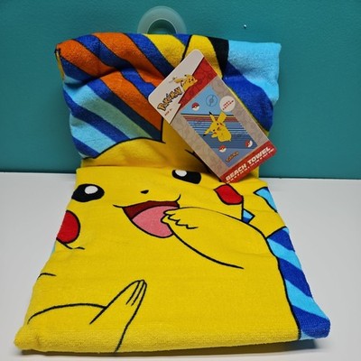 Pokemon Pikachu Pokeball Beach Towel