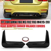 Per Bmw F80 F82 F83 M3 M4 2015-2019 2020 Sdoppiatore Paraurti Posteriore Labbro Nero