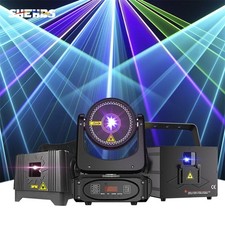 Update Version 3W Waterproof Laser/ RGB Animation Laser/ Moving Head Laser Light