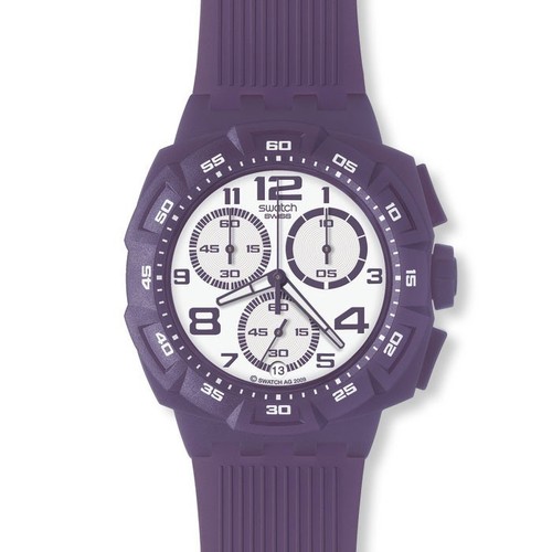 Orologio Swatch SUIV 400 Unisex Viola Funk CHRONO NUOVO ORIGINALE | eBay