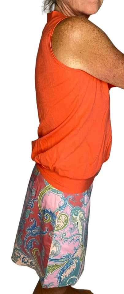 Suéter sin mangas Milly of New York Pequeño S Coral Rosa Un Original NY Foto 3 de 4